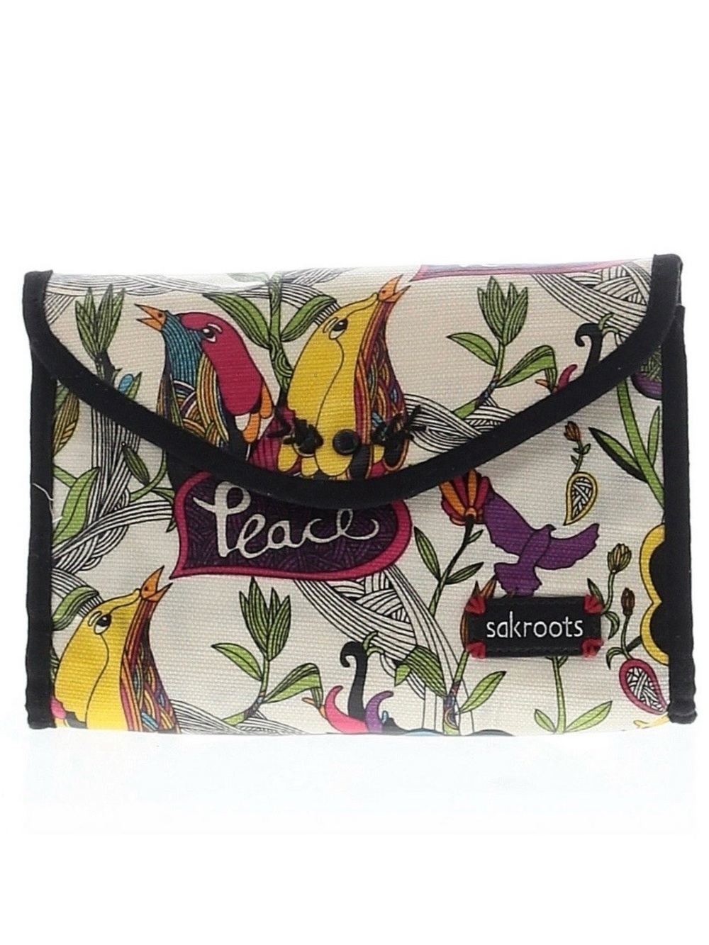Sakroots Peace Printed Canvas Clutch - Multicolor